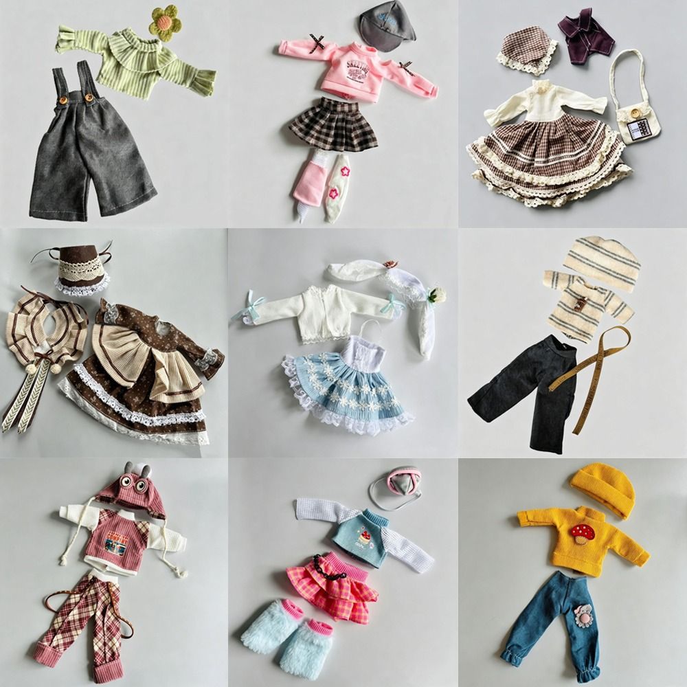 Bjd Doll 1 6 Full Set With Clothes - 30cm Puppenkleidungsset im Lolita-Stil, 1/6 Maßstab,