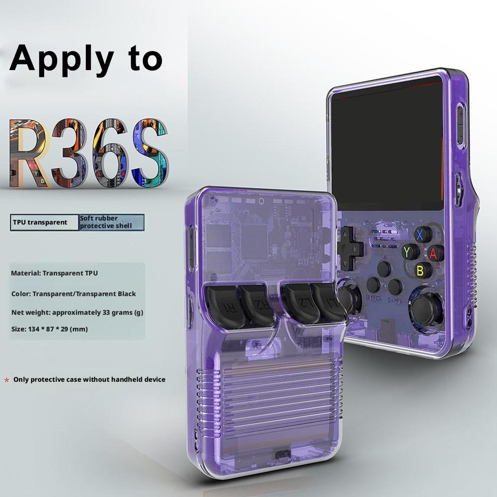 Retro Handheld Game Console R36S - Für R36S Handheld-Spielkonsole Schutzhülle Tragbare Rückseitenschutzhülle