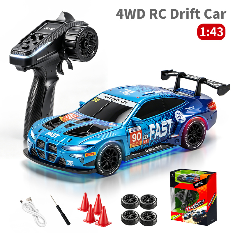 Rc Drift Car 1 24 Scale 4Wd - 2026 4DRC 1:43 Vollmaßstab 4WD RC