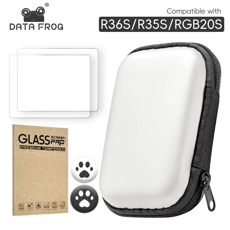 Retro Handheld Game Console R36S - DATA FROG Displayschutzfolie aus gehärtetem Glas