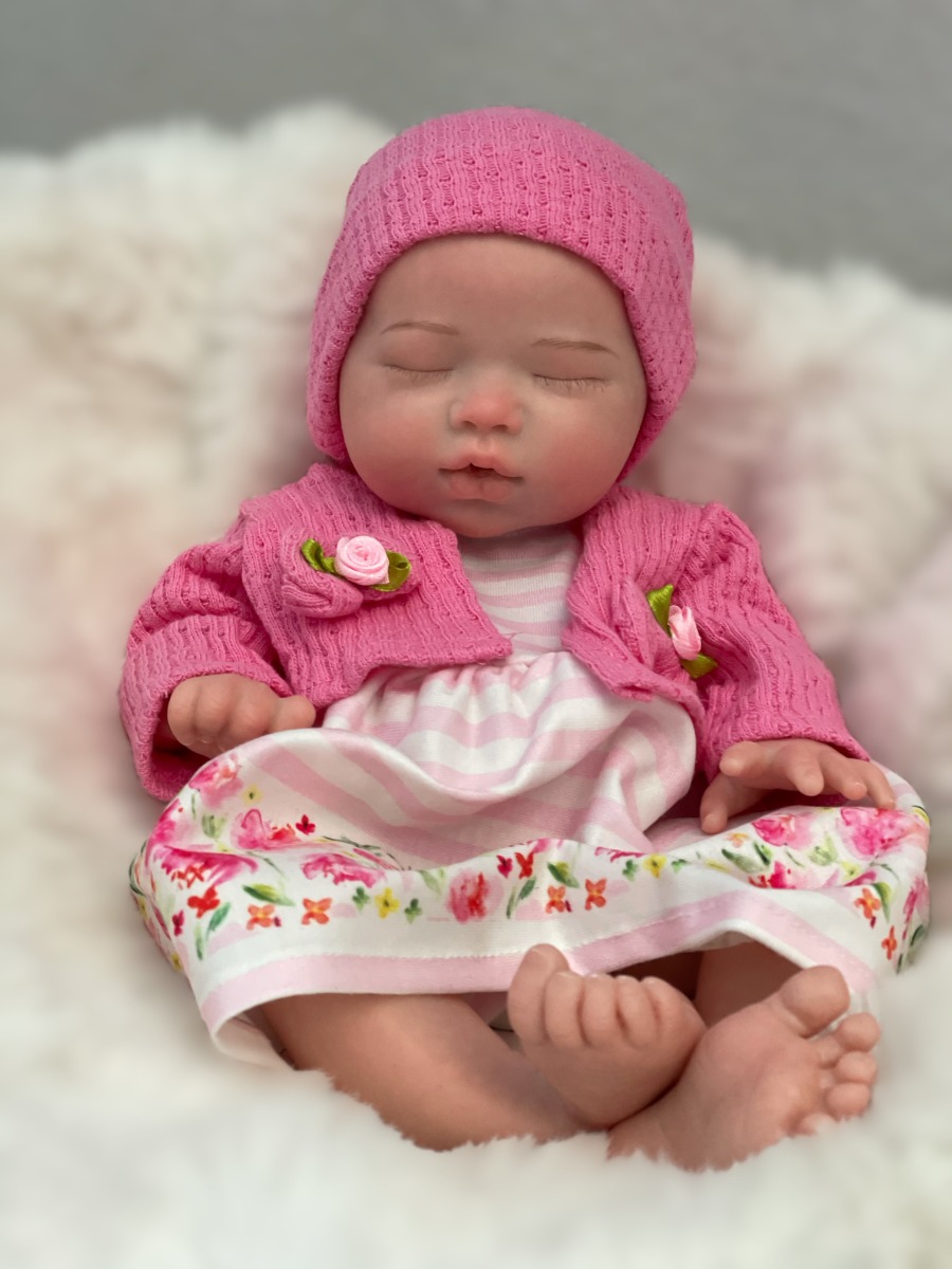 13,7 Zoll 35 cm Ganzkörper wei – Reborn Baby Doll Silicone Realistic Bewertung und Preis