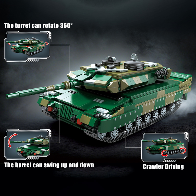 Militär 1000-teiliger Deutsche – Lego Compatible Military Tank Bewertung und Preis
