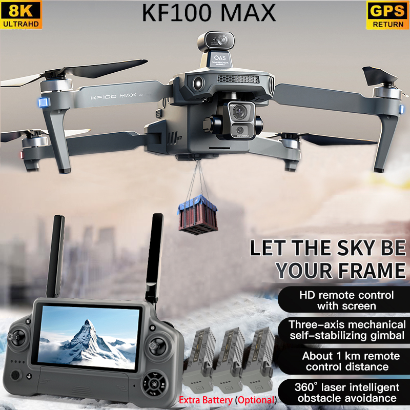 KF100 MAX GPS Drone 4K Kamera  – Fpv Brushless Rc Drone 4K Bewertung und Preis