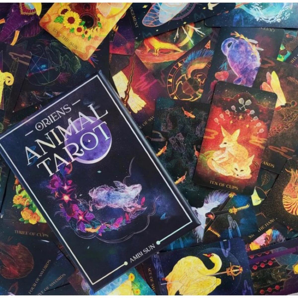 12x7 cm Oriens Tier Tarot 78 S – Tarot Cards Deck With Guidebook Bewertung und Preis