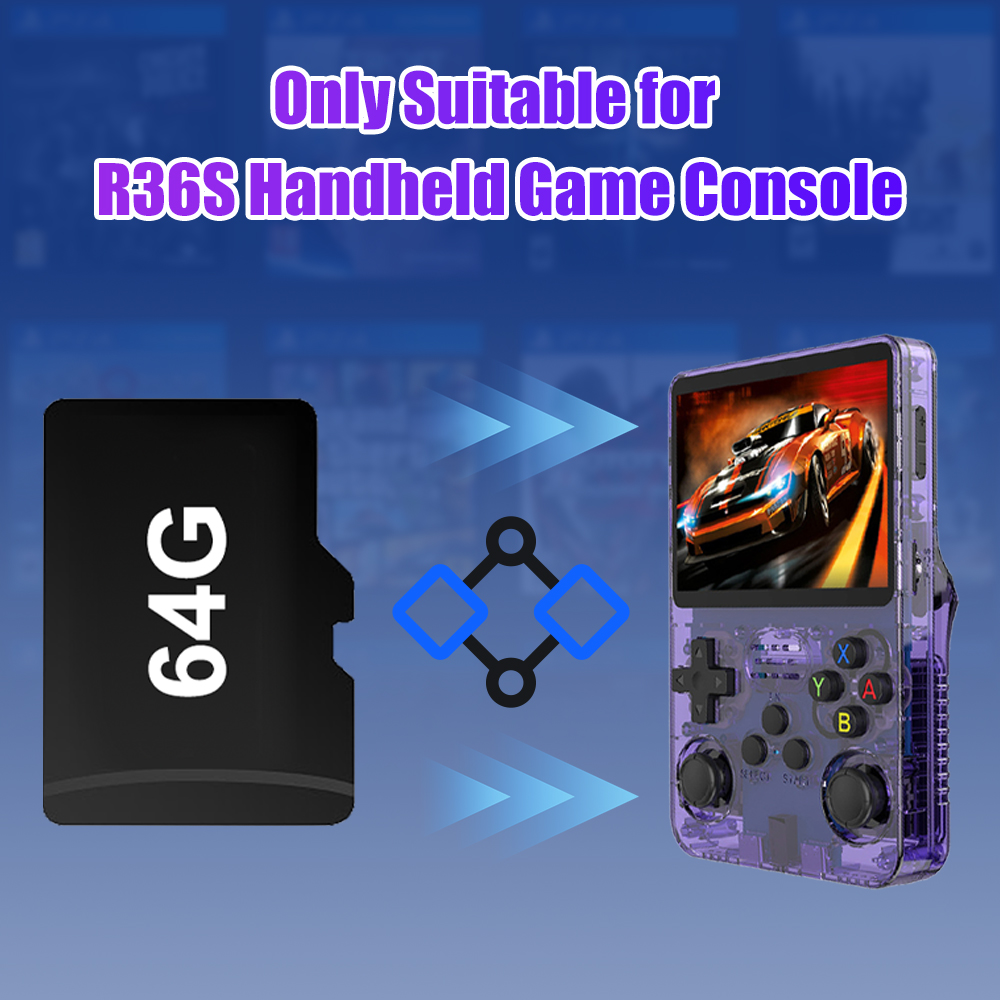 64G Game TF-Karte für R36S Vid – Retro Handheld Game Console R36S Bewertung und Preis