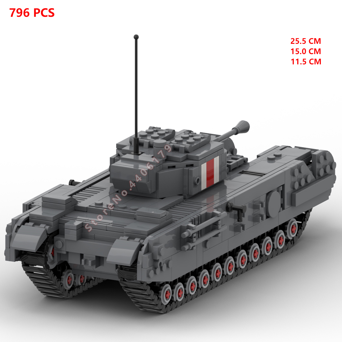 Hot military WWII UK Armee Chu – Lego Compatible Military Tank Bewertung und Preis
