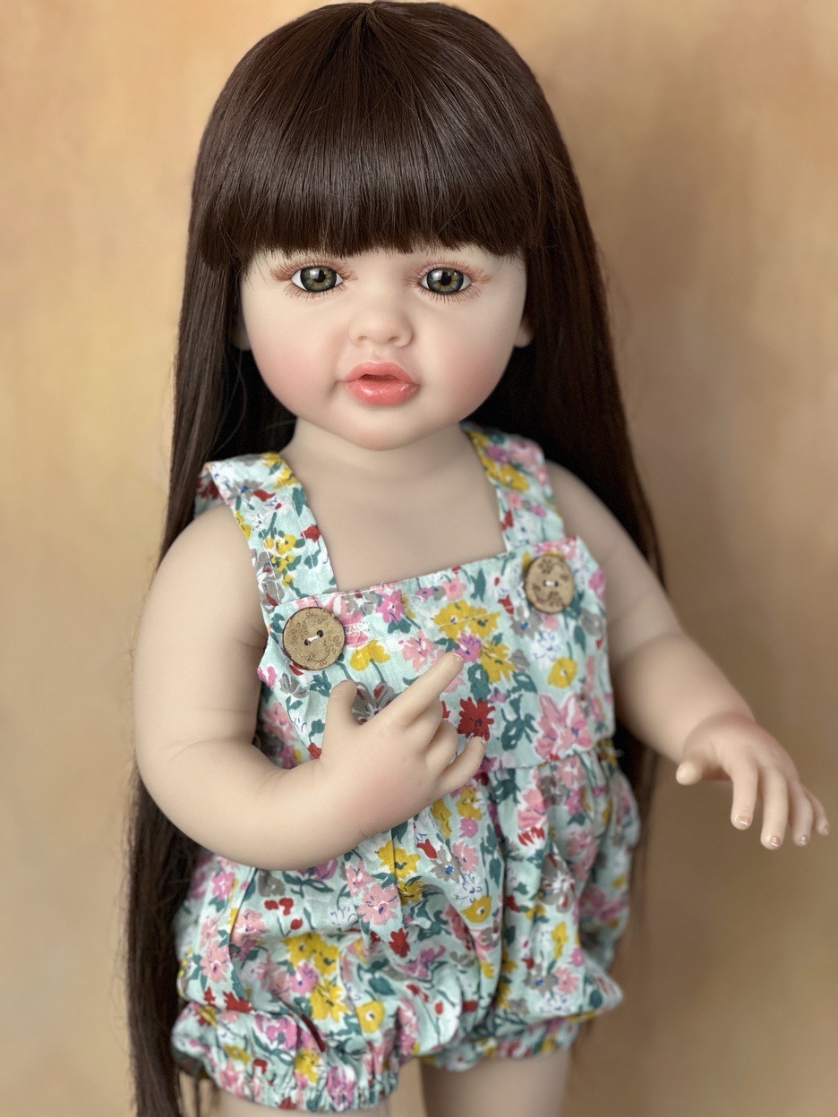 22 Zoll kuscheliges Ganzkörper – Reborn Baby Doll Silicone Realistic Bewertung und Preis