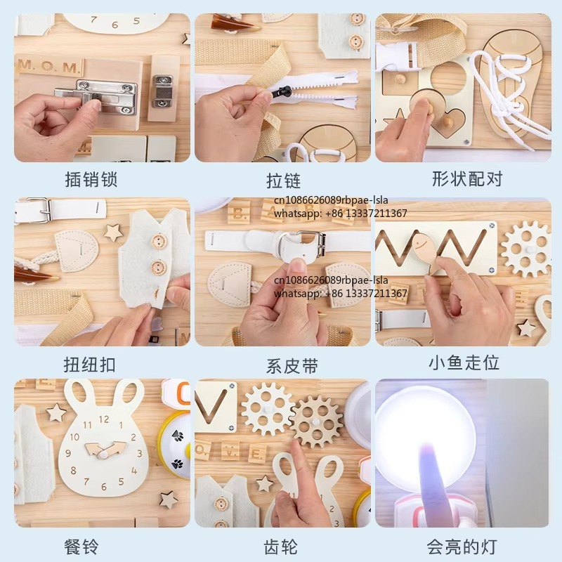 Montessori Busy Board Holz-Sen – Montessori Wooden Busy Board Toddler Bewertung und Preis